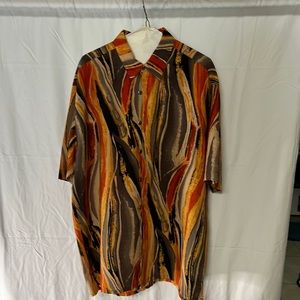 Bassiri Uomo Limited Collection Short Sleeve Large Mens No Press Wrinkle Free